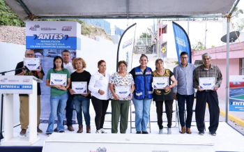Vialidades dignas para San Andrés Cholula: Lupita Cuautle entrega rehabilitación de calle en Concepción Guadalupe
